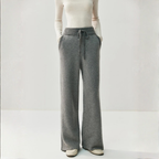 Velmar | Damen Set aus Merinowolle – Zip Jacke & Weite Hose