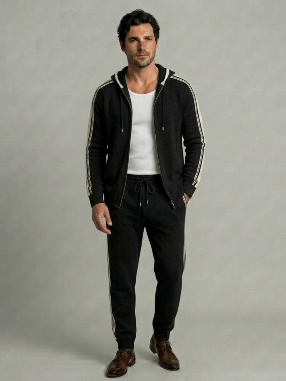 VELMAR | Herren Merino Lounge-Set – Extra-Feine Merinowolle