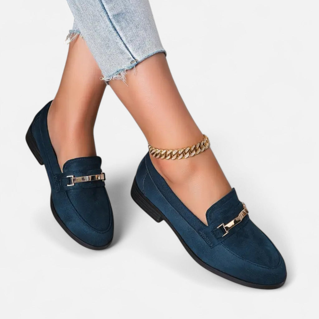 VELMAR | Damen Wildleder Loafer – Mühelose Eleganz mit modernem Akzent