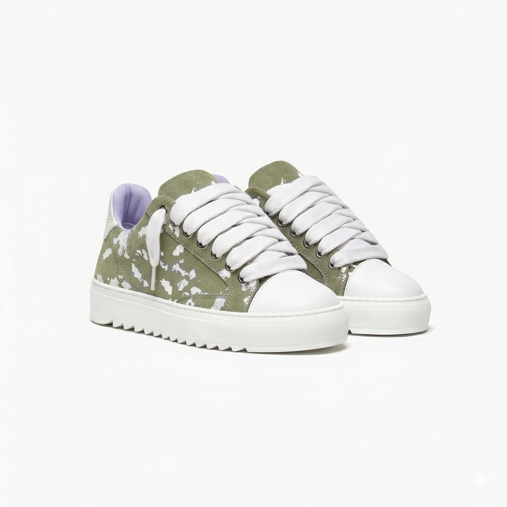 VELMAR | Herren Damen Luxus Sneaker Leder Minimalistisch Alltag
