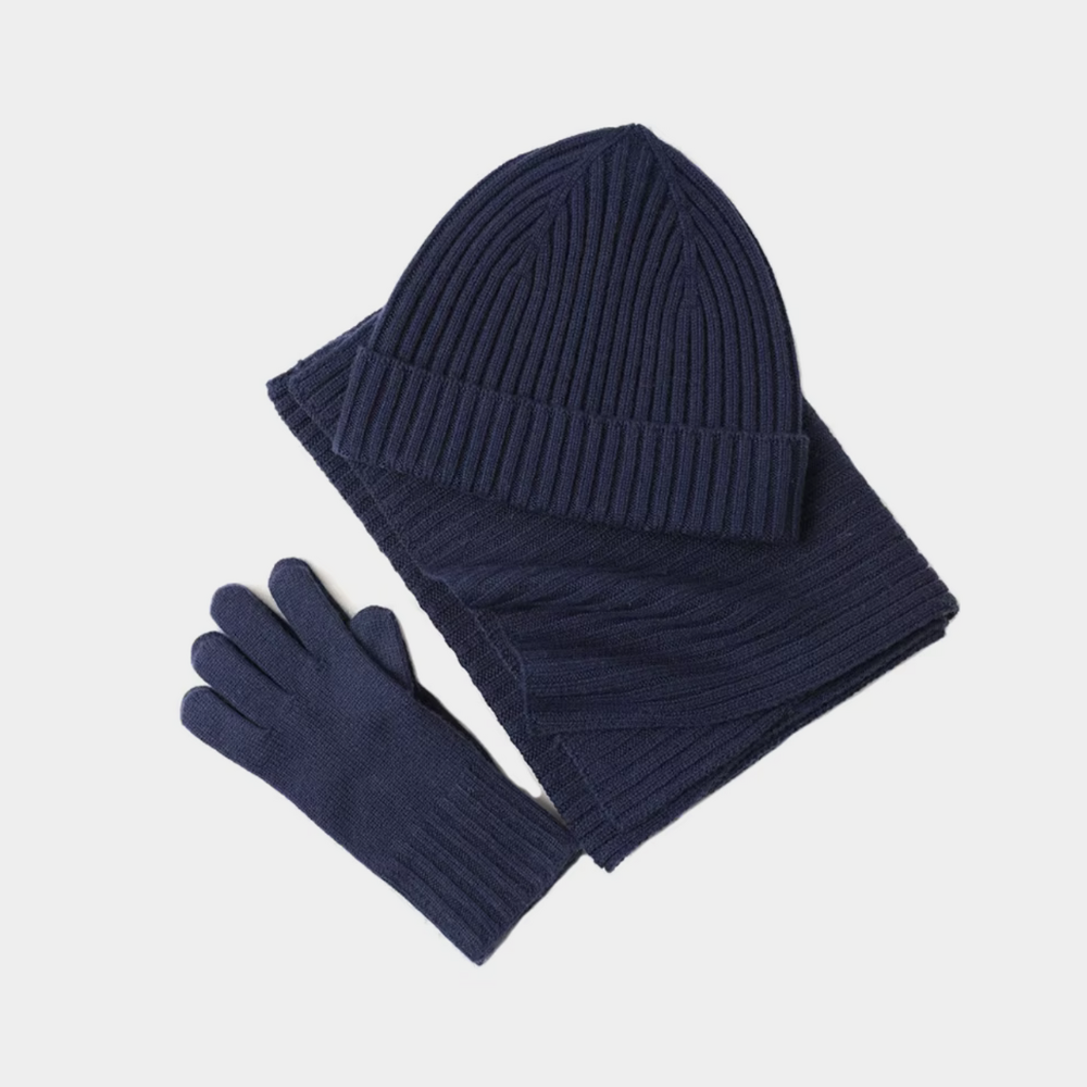 VELMAR | Merino Mütze, Schal & Handschuhe – Premium Winteraccessoires aus Merinowolle