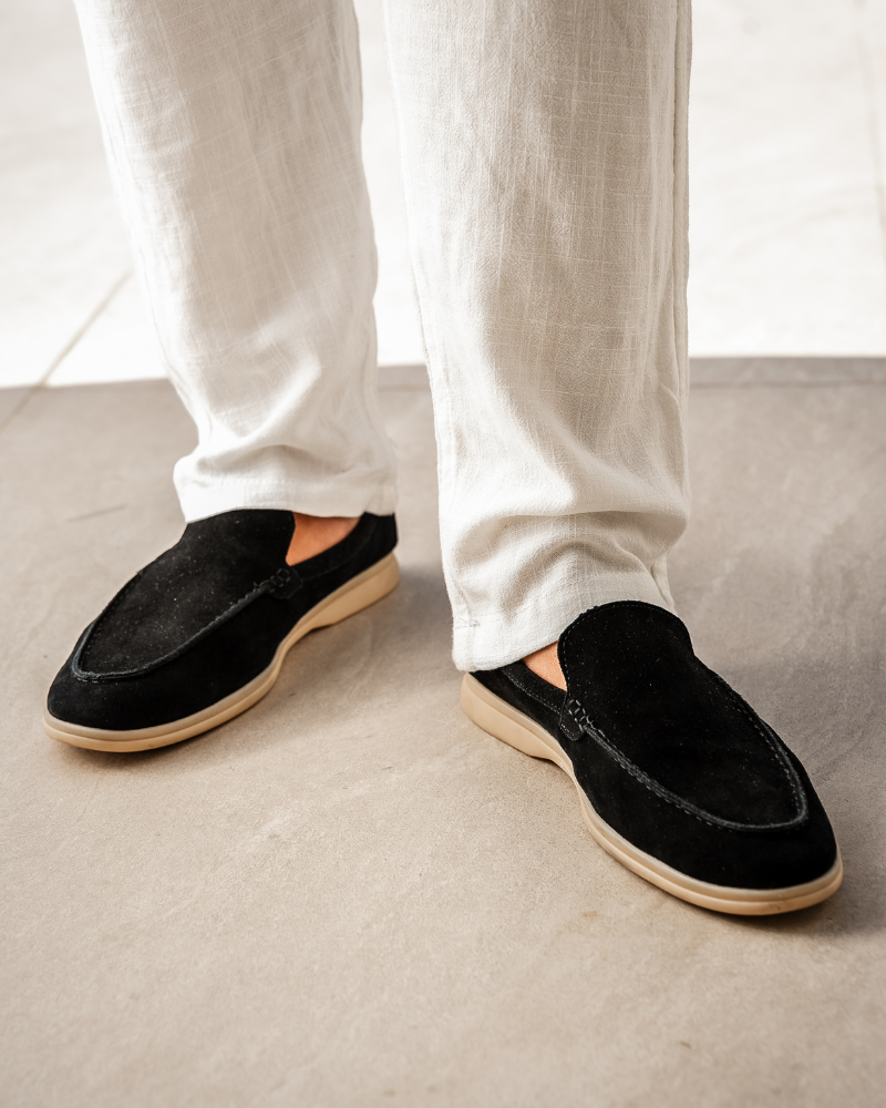 VELMAR | Herren Wildleder Loafer Klassische Passform Eleganter Alltag