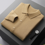 VELMAR | Herren Kaschmir Cardigan – Klassische Strickjacke mit zeitloser Raffinesse