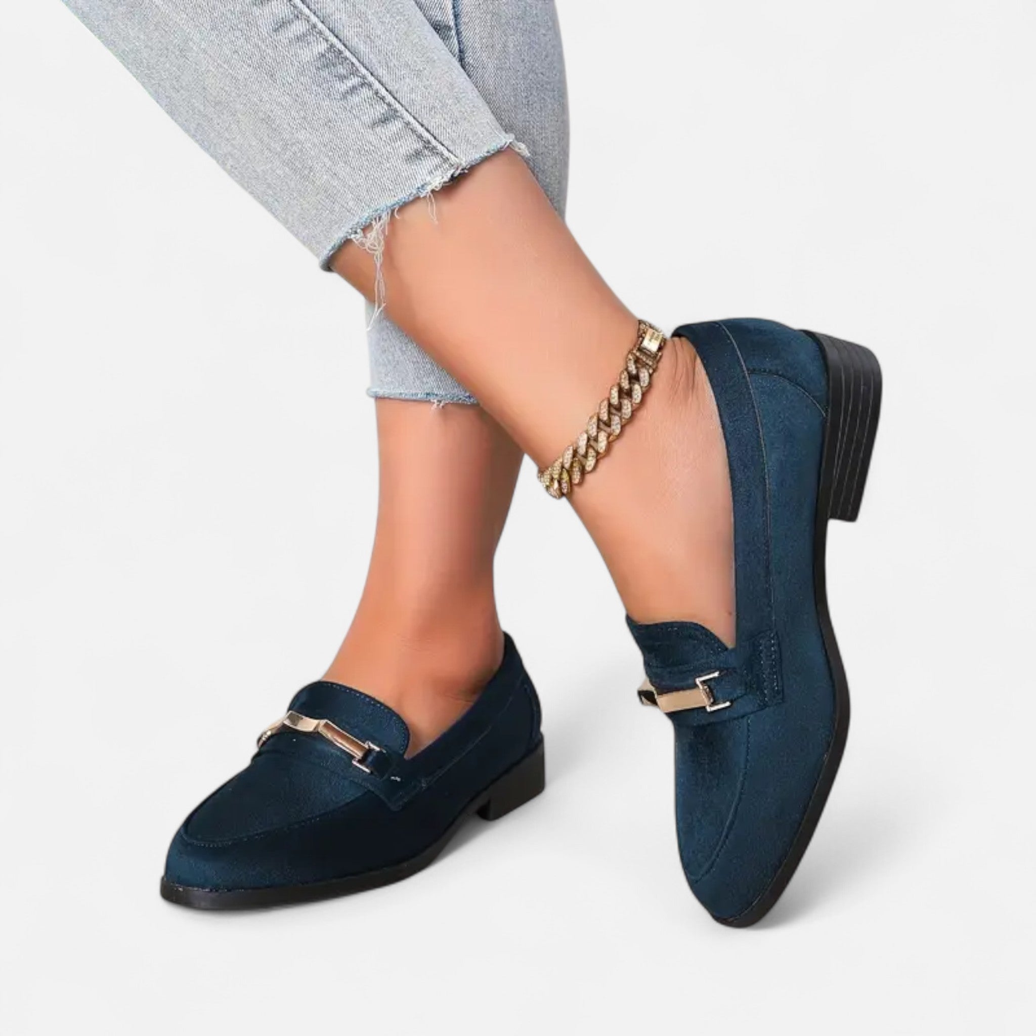 VELMAR | Damen Wildleder Loafer – Mühelose Eleganz mit modernem Akzent