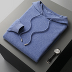 VELMAR | Herren Kaschmir Hoodie – Luxuriöser Strickpullover mit moderner Leichtigkeit
