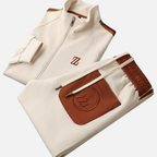 VELMAR | Herren Lycra Trainingsanzug 2-teilig – Moderner Komfort & Athleisure-Style