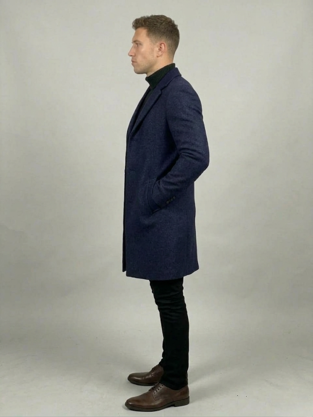 VELMAR | Herren Trenchcoat Leicht Strapazierfähig Elegant Business Regular Fit