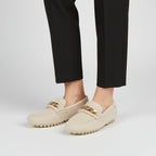 VELMAR | Damen Fluffy Mokassins – Warme & Stilvolle Winter-Loafers
