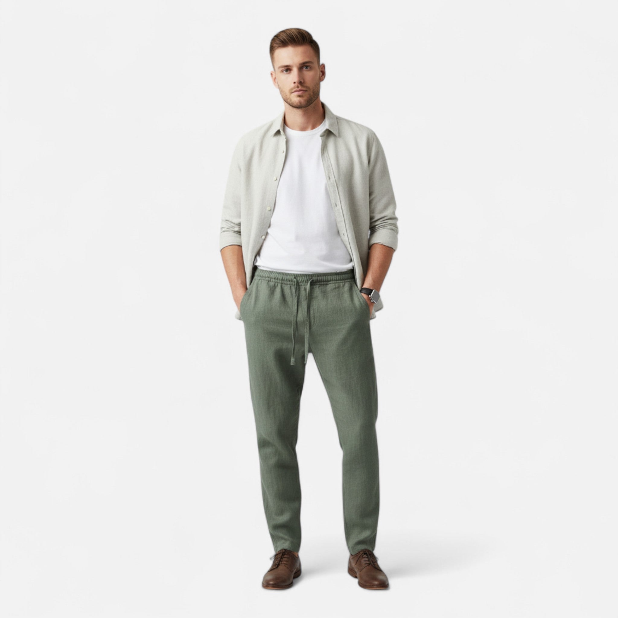 VELMAR | Herren Leinenhose – Riviera-Eleganz für den Sommer