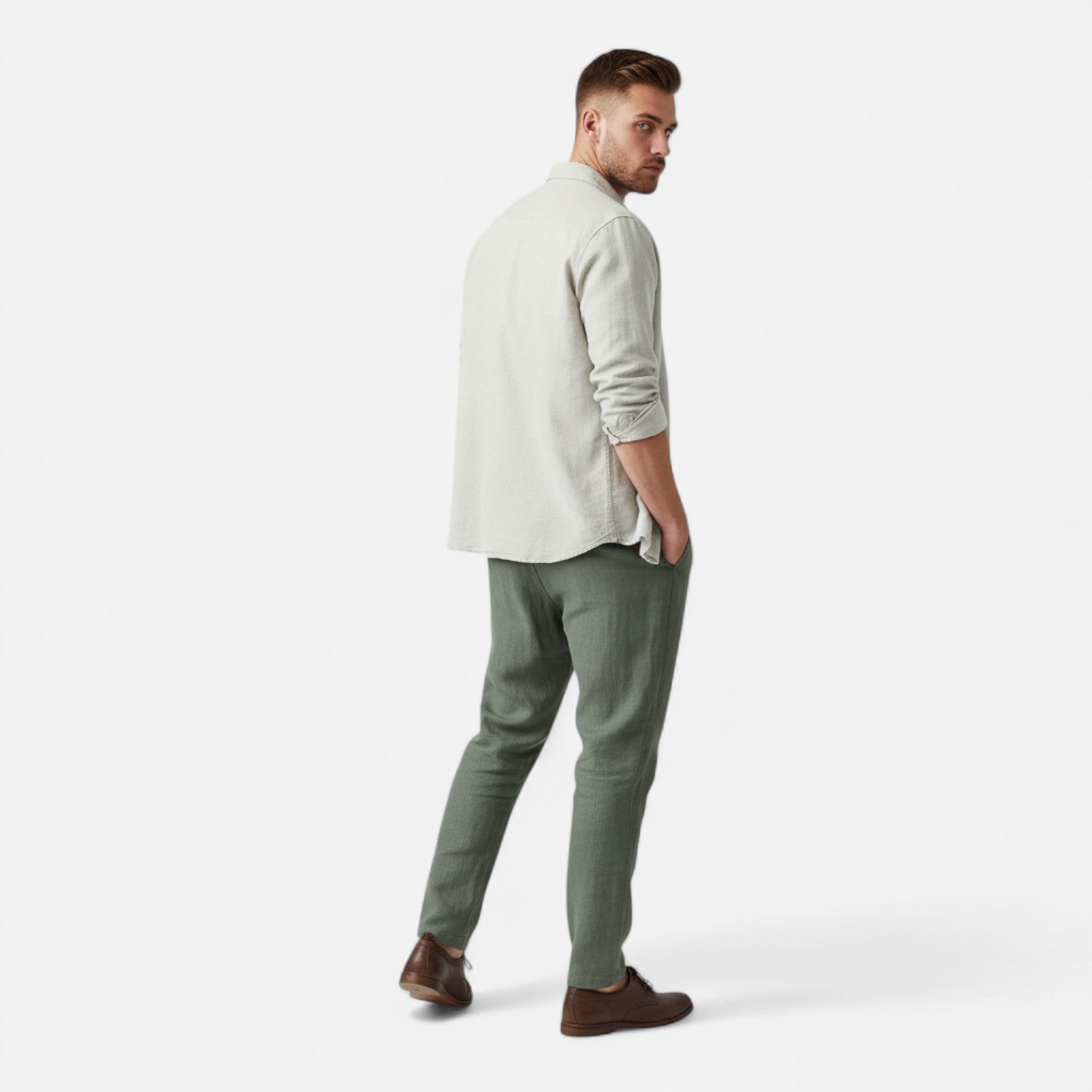 VELMAR | Herren Leinenhose – Riviera-Eleganz für den Sommer