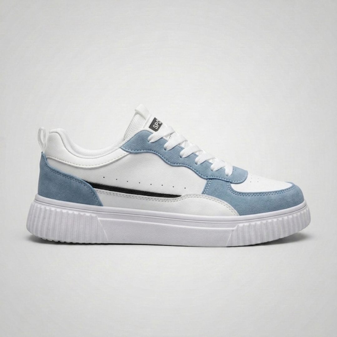 VELMAR | Herren Damen Leder Sneaker Leicht Komfort Klassischer Casual Stil