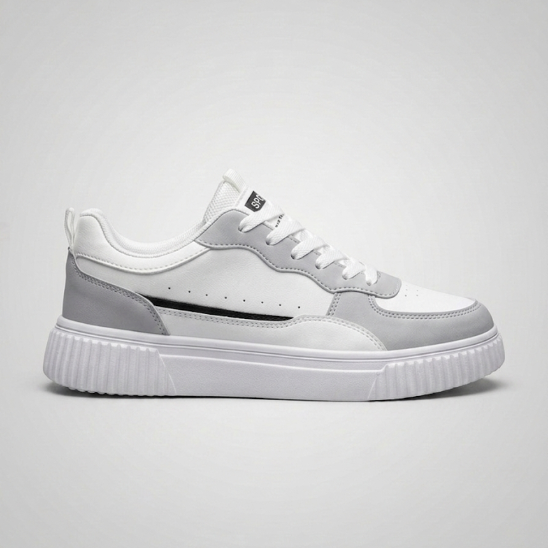 VELMAR | Herren Damen Leder Sneaker Leicht Komfort Klassischer Casual Stil