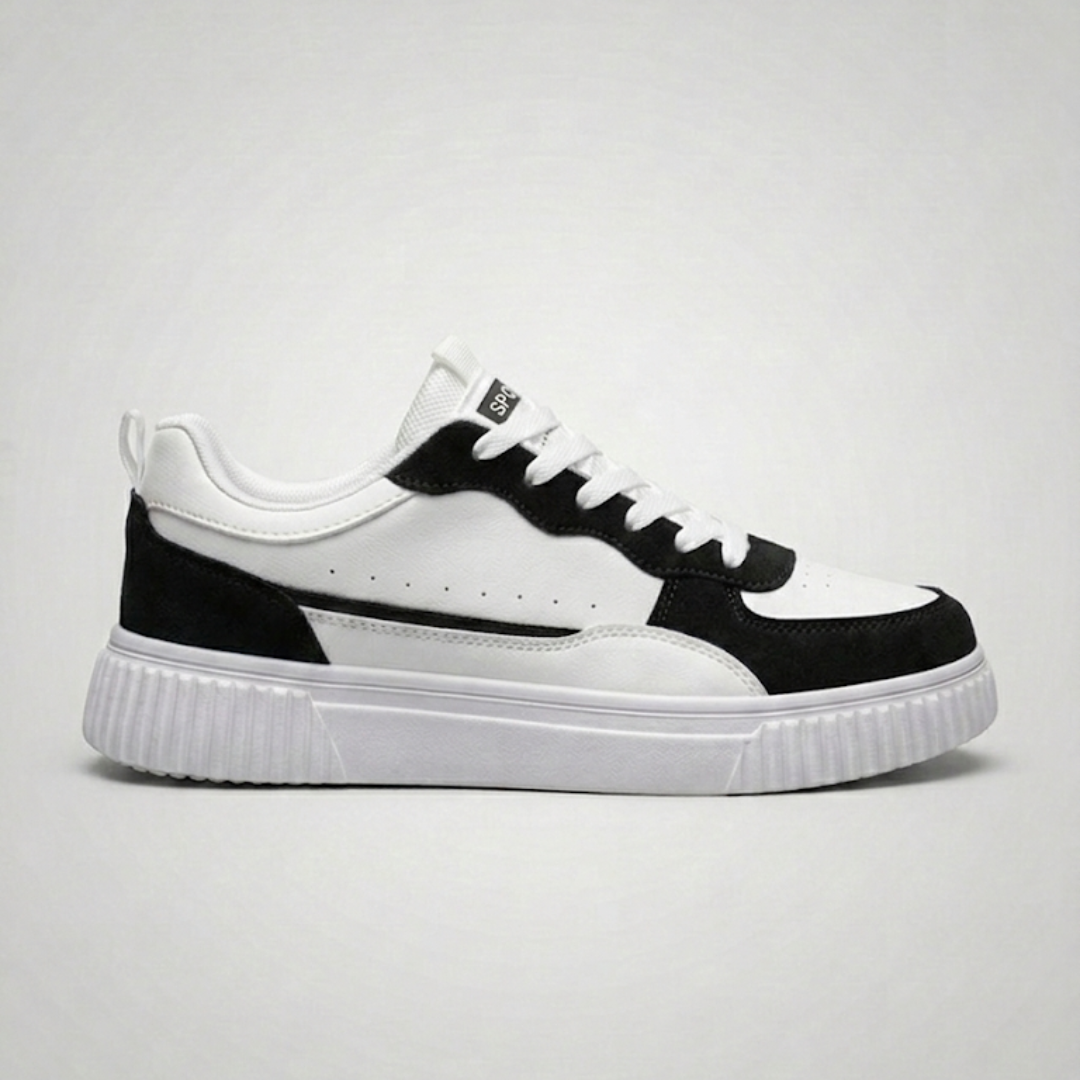 VELMAR | Herren Damen Leder Sneaker Leicht Komfort Klassischer Casual Stil