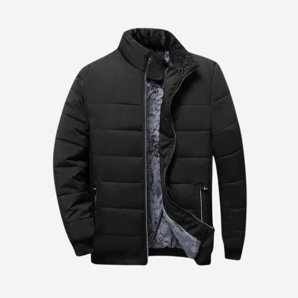 VELMAR | Herren Winter Steppjacke Warm Gefüttert mit Stehkragen