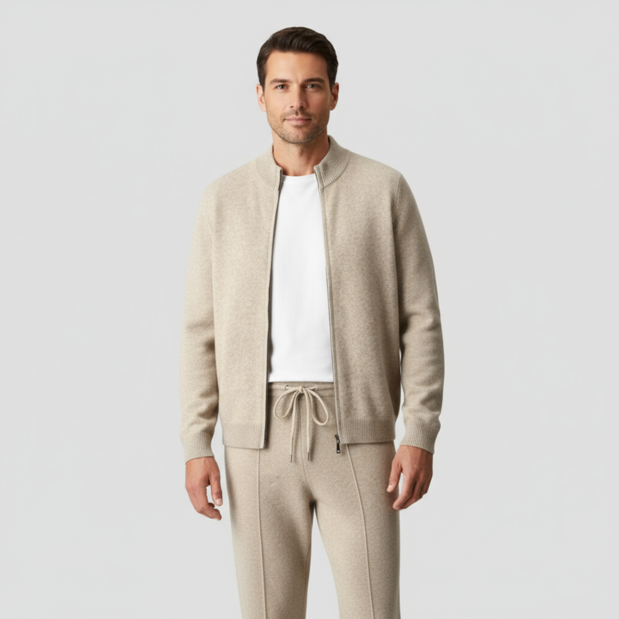 VELMAR | Herren Lounge Set – Zweiteilig aus  Merinowolle für Komfort und Stil