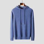 VELMAR | Herren Kaschmir Hoodie – Luxuriöser Strickpullover mit moderner Leichtigkeit