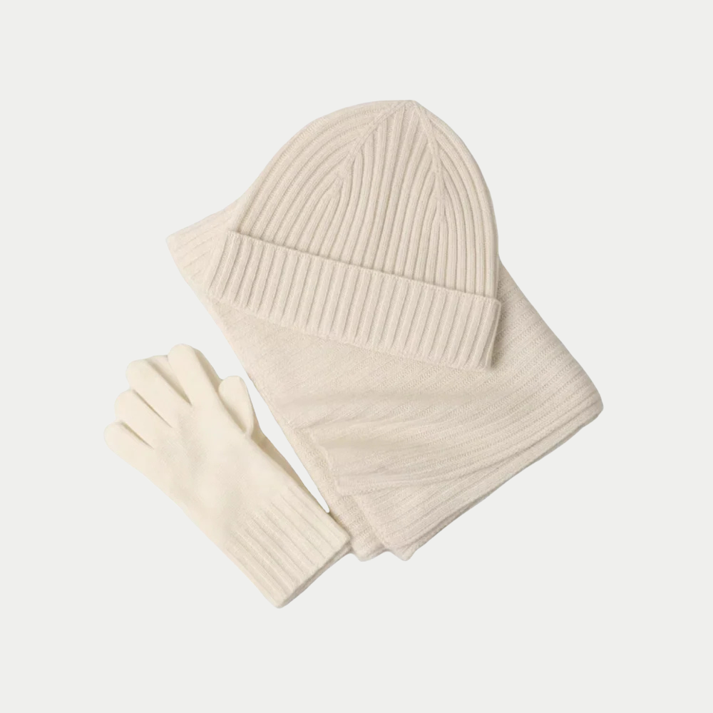 VELMAR | Merino Mütze, Schal & Handschuhe – Premium Winteraccessoires aus Merinowolle