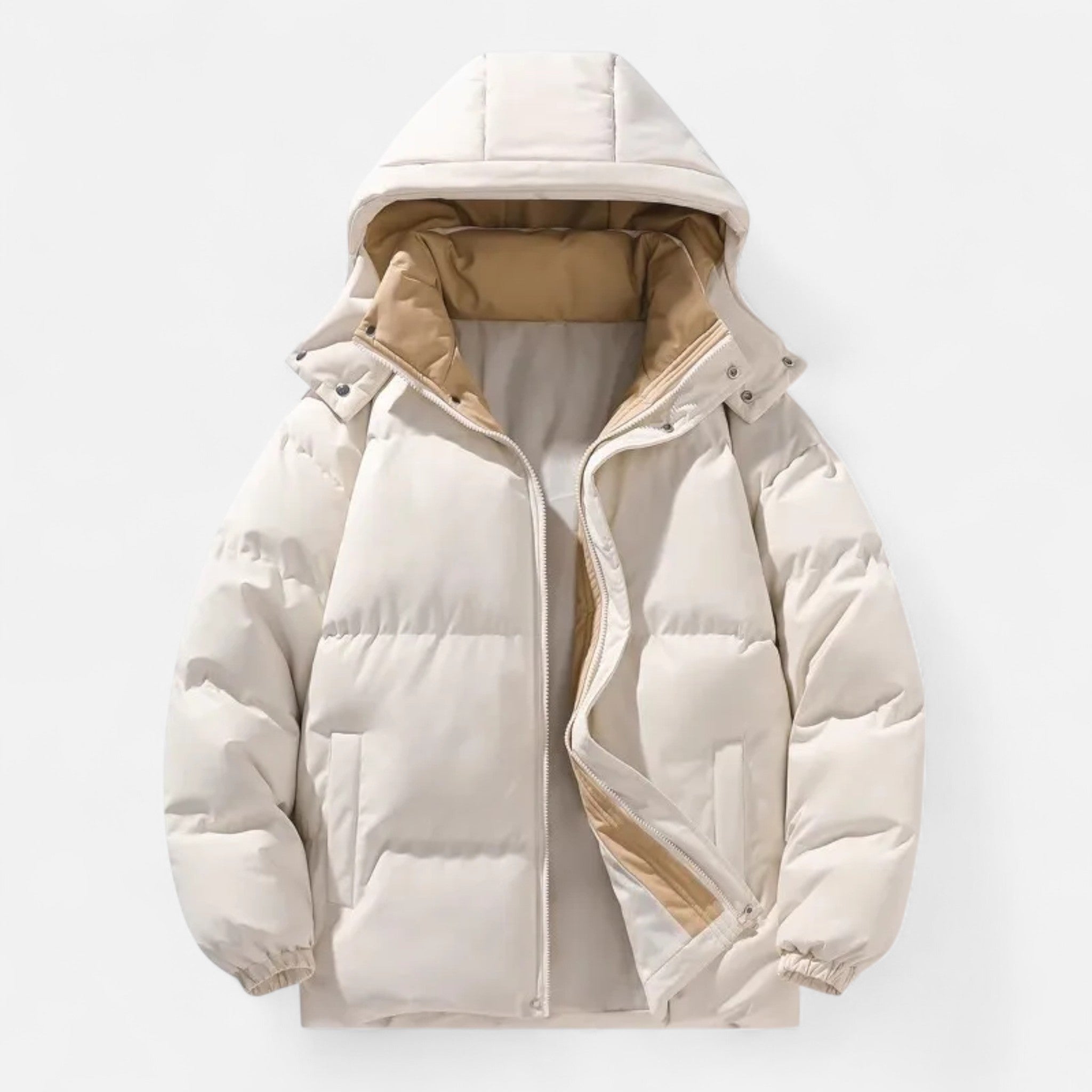 VELMAR | Herren Steppjacke mit Kapuze – Klassische Winterjacke mit winddichter Eleganz