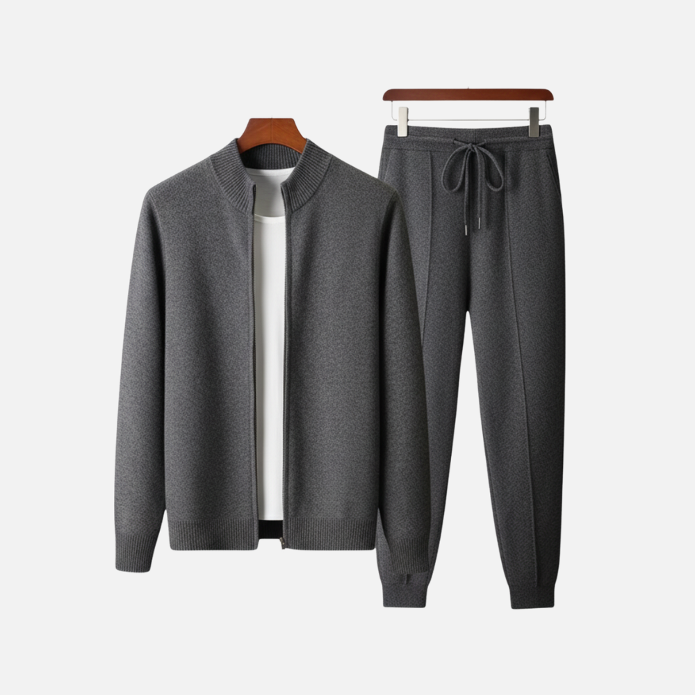 VELMAR | Herren Lounge Set – Zweiteilig aus  Merinowolle für Komfort und Stil
