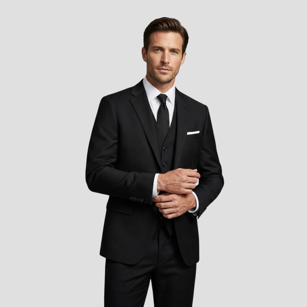 VELMAR | Herren Anzug – Dreiteiliger Slim-Fit Anzug für formelle Anlässe