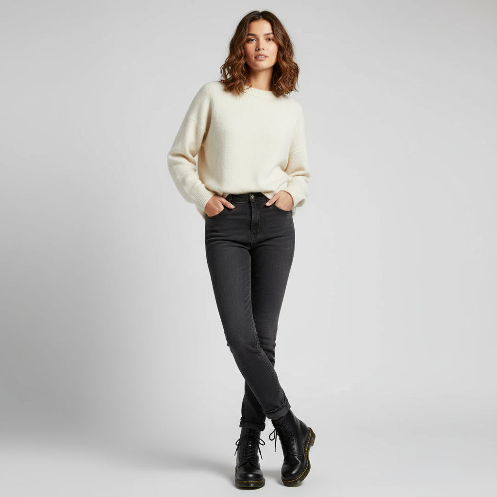 VELMAR | Damen Leder Combat Boots – Zeitlose Stärke mit moderner Eleganz