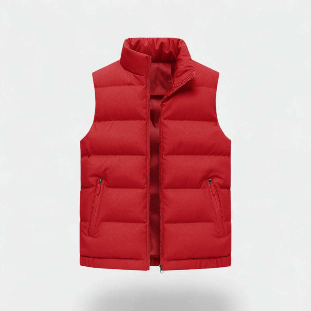 Velmar | Herren Steppweste ohne Ärmel – Leicht, Warm & Strukturiert