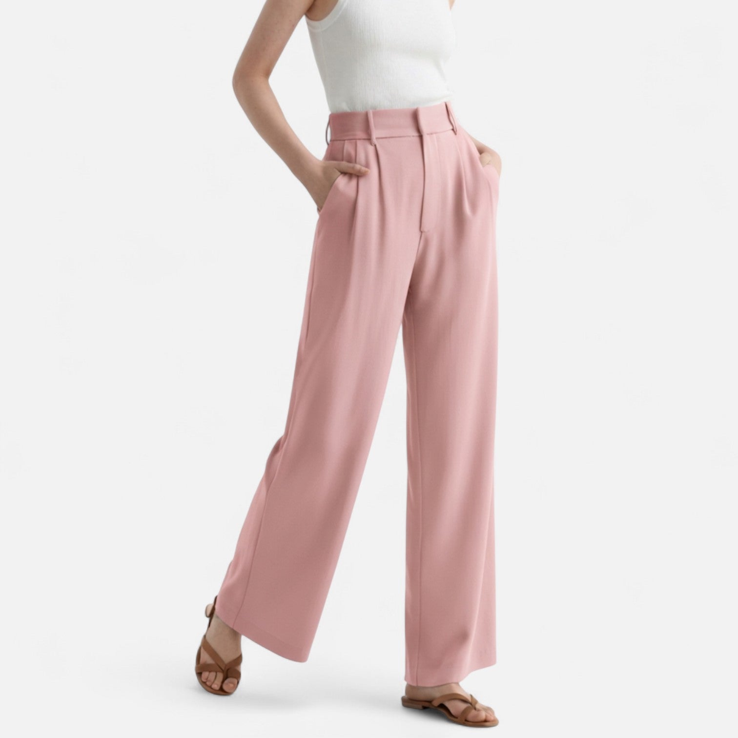 VELMAR | Damen Weitbeinige Stoffhose – Die Kunst der stillen Eleganz