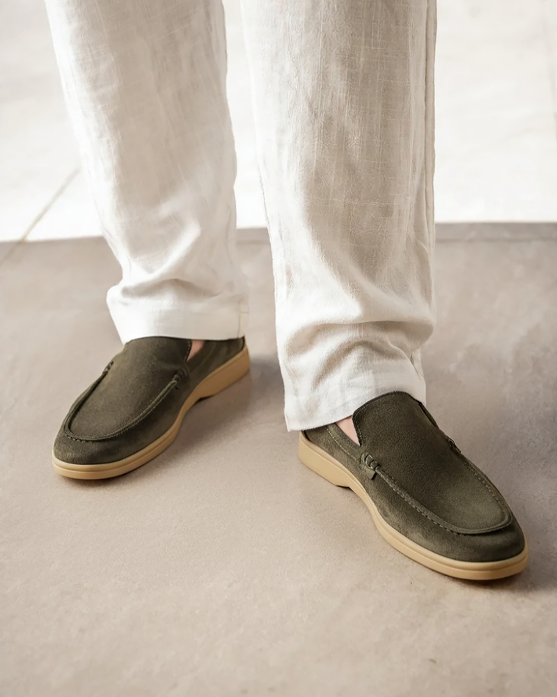 VELMAR | Herren Wildleder Loafer Klassische Passform Eleganter Alltag